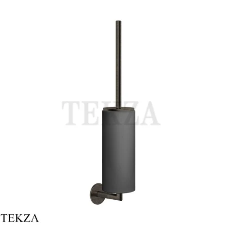 Gessi ANELLO Туалетный ершик настенный, композит черный 63720-187, Aged Bronze