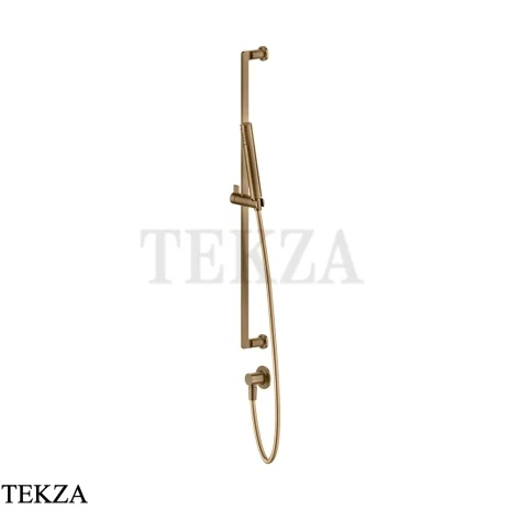 Gessi INCISO SHOWER Душевой гарнитур-штанга с выводом воды 58142-791, Deep Bronze Br. PVD