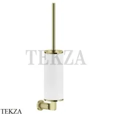 Gessi INCISO accessories Туалетный ершик настенный, белый 58519-710, Brass PVD
