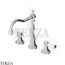 Zucchetti Agora Classic Смеситель для раковины с донным клапаном ZAM405, хром глянец