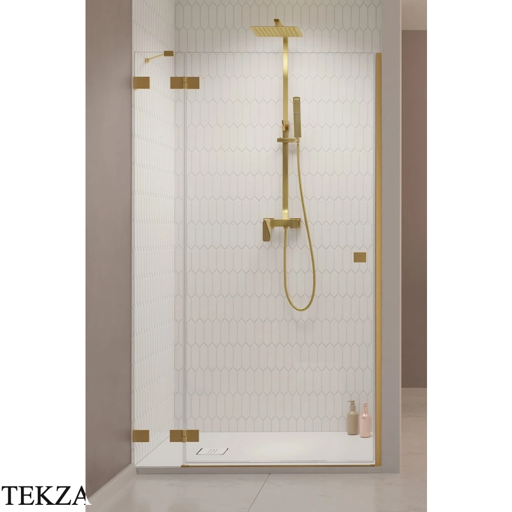 Radaway Essenza Pro 8 DWJ Боковая стенка 44 см, левая, 10510440-99-01L, брашированное золото
