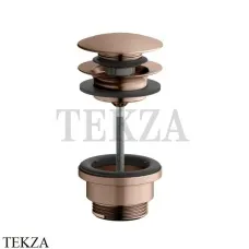 Keuco Донный клапан нажимной механизм Push-Open 59902290000, красное золото шлифованное