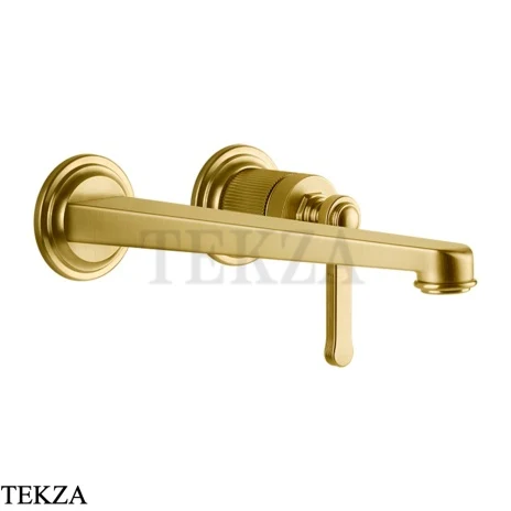 Gessi VENTI20 Смеситель для раковины длинный, внешняя часть 65088-716, Gold Br. PVD