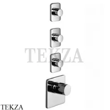 Dornbracht LULU Термостат для душа 3/4, на 3 потока, внешняя часть 36503710-00 х3, хром