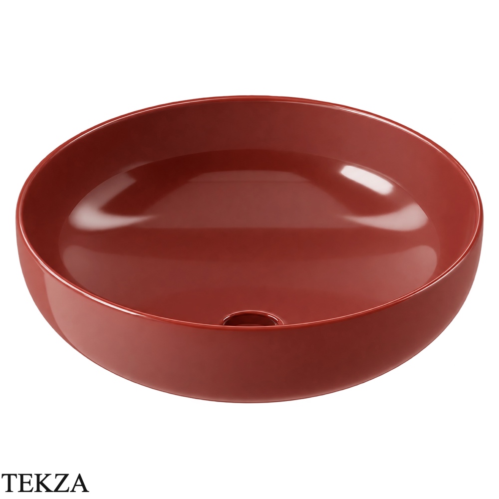 ArtCeram Jolie раковина накладная круглая JOL001 68 00, Paprika глянец