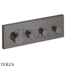 Axor ShowerCollection Модуль термостата, 3 потока, внешняя часть 10751340, Brushed Black Chrome Axor ShowerCollection Модуль термостата, 3 потока, внешняя часть 10751340, Brushed Black Chrome