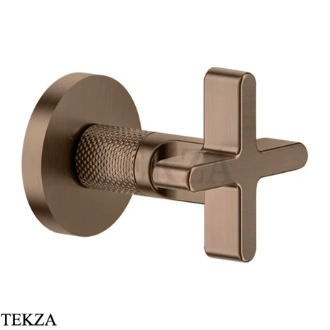 Gessi INCISO WELLNESS Запорный вентиль, внешняя часть 58363-708, Copper Brushed PVD
