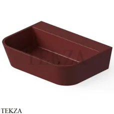 Dea Design Washbasins Раковина настольная 55х40 Solid Surface DD9031 550 17, Red Wine №17