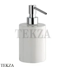 Bagno & Associati Carmen Дозатор настольный, керамика белая CR 728 51, хром глянец
