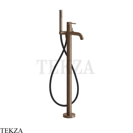 Gessi 316 BATH Смеситель для ванны, внешняя часть 54028-708, Copper Brushed PVD