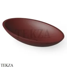 Dea Design Washbasins Раковина настольная овальная Solid Surface DD9006 600 17, Red Wine №17