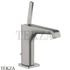 Axor Citterio E Смеситель для раковины 130, с донным клапаном 36100800, нержавеющая сталь