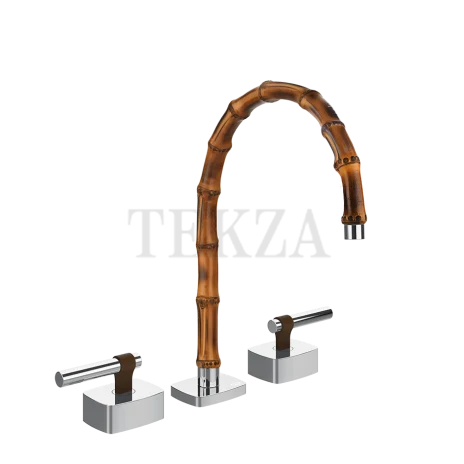 Gessi Jacqueline Смеситель для раковины на 3 отв., без донного клапана 77015-031, хром глянец