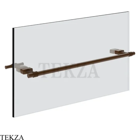 Gessi Jacqueline Полотенцедержатель для крепления на стекло, 45 см 77513-845, бронза Dark Brush