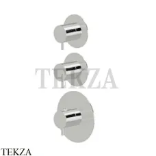 Newform XT Термостат для душа на 2 потока, внешняя часть, 67609E.M0.070, Titanium satin