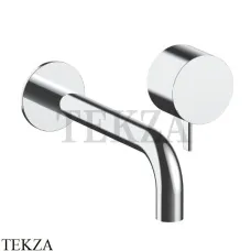 Fantini AF/21 Смеситель для раковины, традиционный картридж 2702A613B, внешняя часть, хром глянец