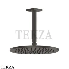 Gessi RILIEVO Потолочная душевая лейка D25 с кронштейном 59152-707, Black Metal Brushed