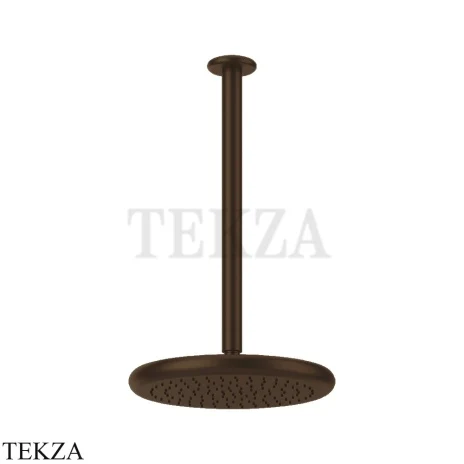 Gessi Goccia Верхний душ с потолочным кронштейном под размер 33768-845, Dark Bronze