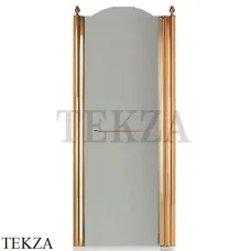 Migliore Diadema Дверь в нишу, петли справа, стекло матовое 22665, бронза classic