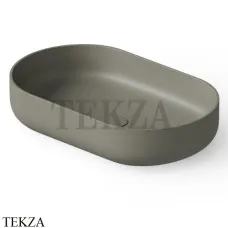 Dea Design Washbasins Раковина настольная овальная Solid Surface DD9091 550 4, Light Grey №4