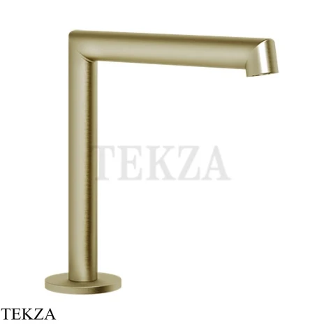 Gessi Ingranaggio-Anello Излив для раковины на столешницу, средний 63321-727, Brushed Brass PVD