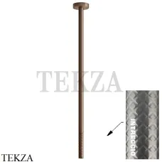 Gessi 316 INTRECCIO Излив для раковины потолочный 54199-708, Copper Brushed