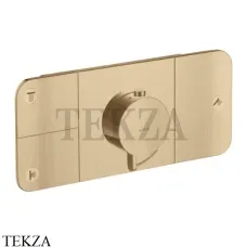 Axor ONE Термостат для душа 3 потока, внешняя часть 45713140. Brushed Bronze Axor ONE Термостат для душа 3 потока, внешняя часть 45713140. Brushed Bronze