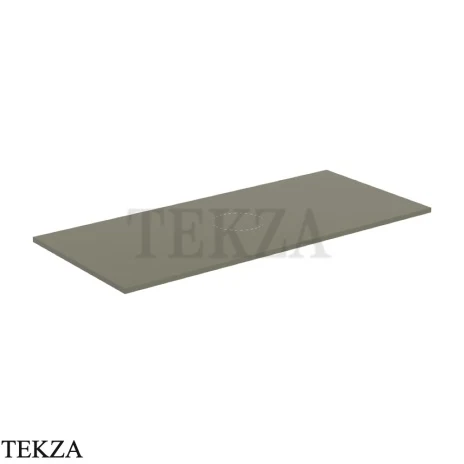 Flaminia Cubika столешница для ванной, цена за длину 100 см 100×38×1,2 см, зелёный Verde Palude матовый