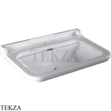 Kerasan Waldorf Раковина подвесная, 1 отв., керамическая, 4141K1bi/cr*1, белый глянец-хром