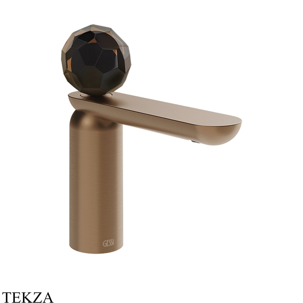 Gessi Perle Смеситель для раковины, без донного клапана 74202-708, медь Brushed