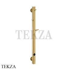 Boheme OAK Полотенцесушитель-радиатор электрический 80 мм 724-MG, латунь matt gold