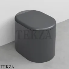 Cielo Itaca Унитаз приставной, без ободка, сиденье микролифт ITVAK LV, черный матовый Lavagna