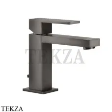 Gessi Rettangolo Смеситель для раковины, с донным клапаном 20001-707, Black Metal Brushed