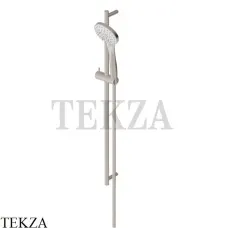 Zucchetti Штанга 80 с круглым ручным душем 3 режима D11 Z95181.C3, brushed nickel