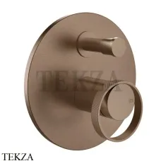 Gessi ANELLO Смеситель для душа круглый, на 2 потока 63377-708, Copper Brushed Gessi ANELLO Смеситель для душа круглый, на 2 потока 63377-708, Copper Brushed