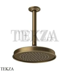 Gessi VENTI20 Верхний душ 200 с потолочным креплением 65152-713, Antique Brass