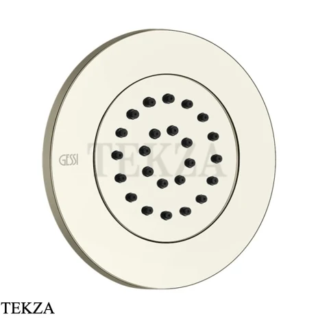 Gessi INCISO SHOWER Боковая форсунка поворотная, внешняя часть 32982-720, Nickel PVD