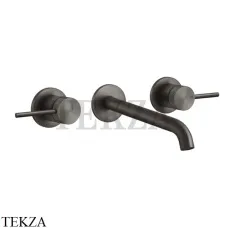 Gessi 316 MECCANICA Смеситель для раковины 18-20, внешняя часть 54294-707, Black Metal Brushed