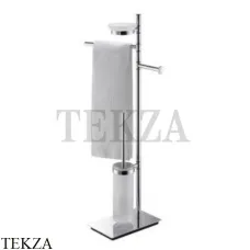 Colombo Square Напольная стойка для WC с мыльницей B9903.CR, хром глянец