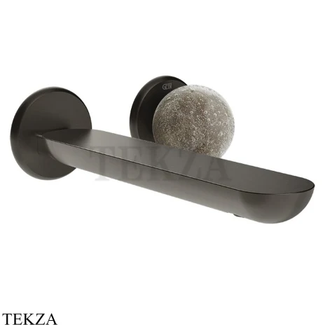 Gessi Perle Смеситель для раковины, внешняя часть 74688-707, black хром Brush