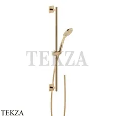 Gessi RILIEVO Штанга в комплекте с душевой лейкой и шлангом 59245-735, Warm Bronze PVD