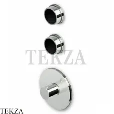 Zucchetti Savoir Термостат для душа, 2 потока, внешняя часть ZSV660.CC, хром глянец