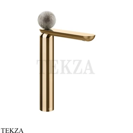 Gessi Perle Смеситель для раковины высокий, без гарнитура 74604-735, бронза глянец