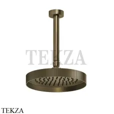 Gessi Inverso RIGATO Верхняя душевая лейка с кронштейном под размер 63550-713, Antique Brass