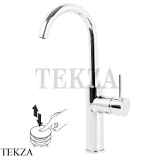 FIMA Carlo Frattini Spillo UP Смеситель для раковины поворотный, с гарнитуром F3041/HBS, белый матовый