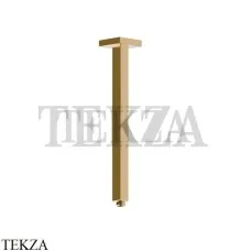Newform Кронштейн для душа квадратный потолочный L=350 26599.61.020, PVD Glossy Gold