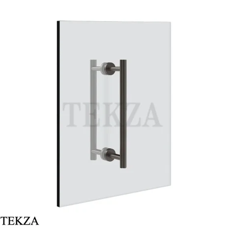 Gessi Ludovica Полотенцедержатель для крепления на стекло, 20 см 76630-707, black хром Brush