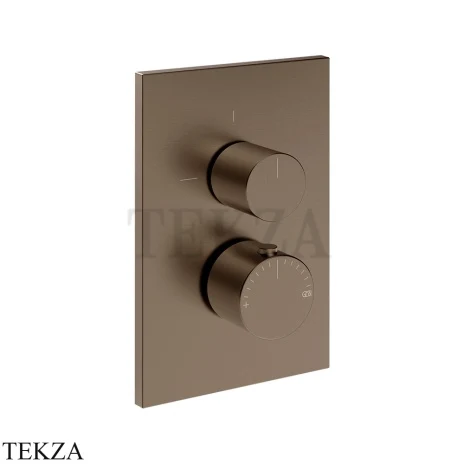 Gessi Habito UNITO Смеситель для душа 2 потока, внешняя часть 70031-761, Coffee Bronze Br. PVD