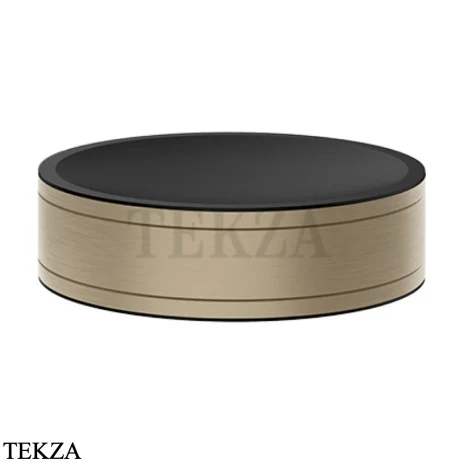 Gessi Pelle Tresse Мыльница настольная круглая 78525-149, Finox Brushed Nickel
