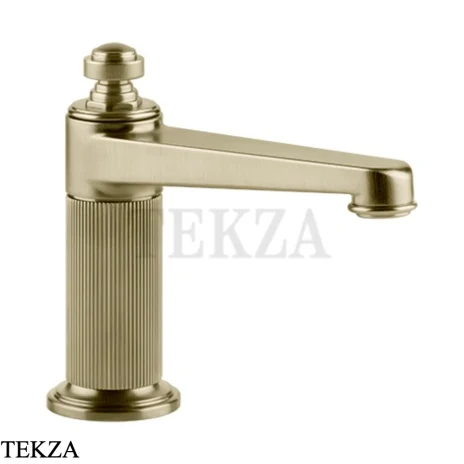 Gessi VENTI20 Излив для раковины на столешницу средний 65023-727, Brushed Brass PVD